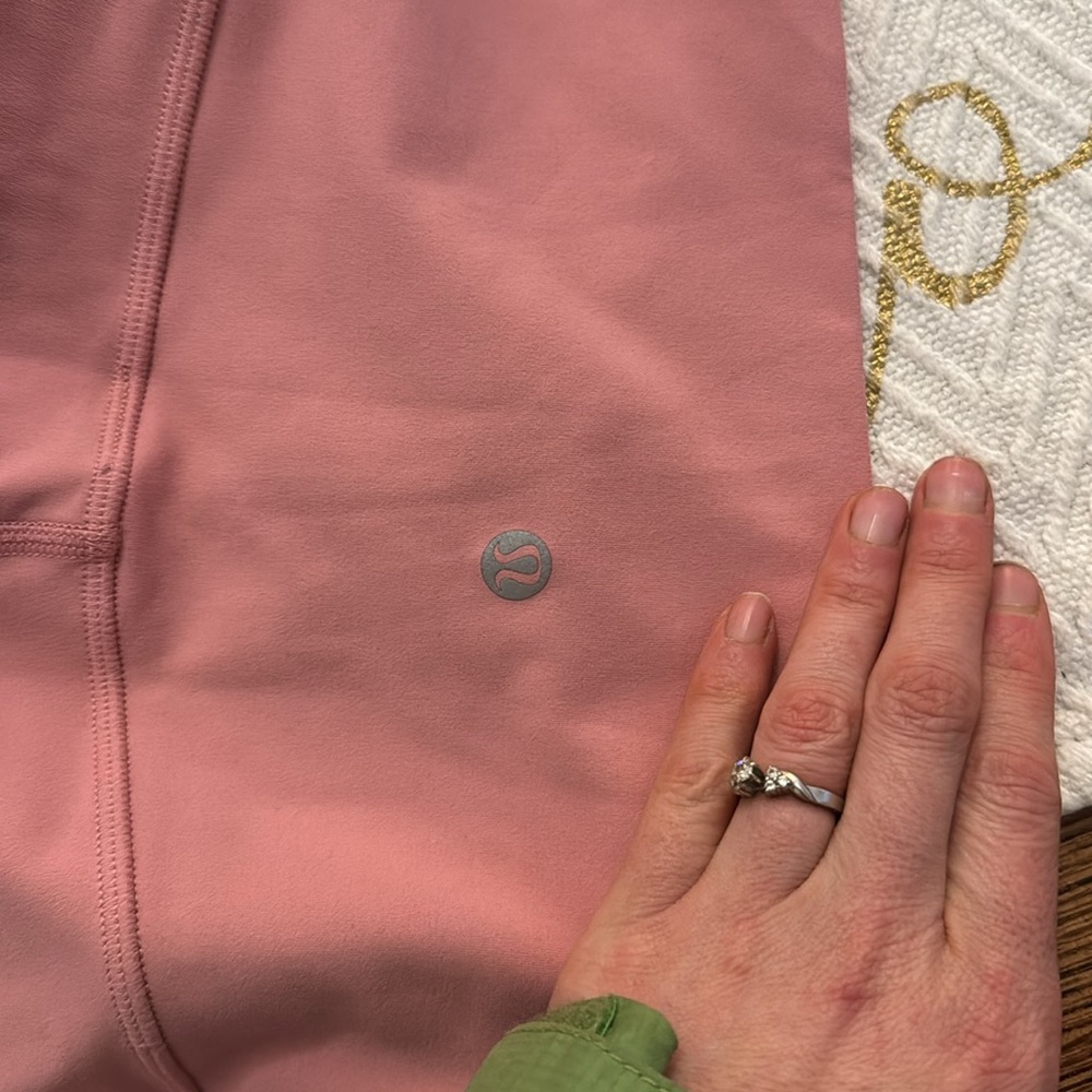 Lululemon align 25” leggings pink women’s size 10 - Picture 8 of 9